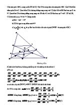 Bài tập Hình học Lớp 8 - Huyền Trang